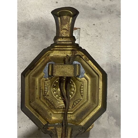 Antique Neoclasdical Style Wall Sconce for Repair - Picture 5 of 7